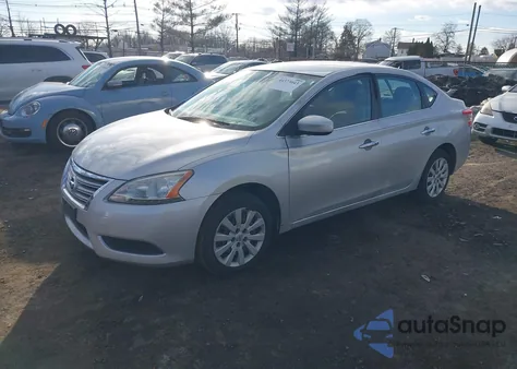 2015 Nissan Sentra Fe+ S/S/Sl/Sr/Sv z USA, uszkodzony, nr VIN 3N1AB7AP9FL651824